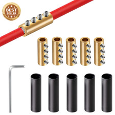 6 8 10 AWG Wire Connector Kit 80A Splicing Terminal Screw Heat Shrink Waterproo
