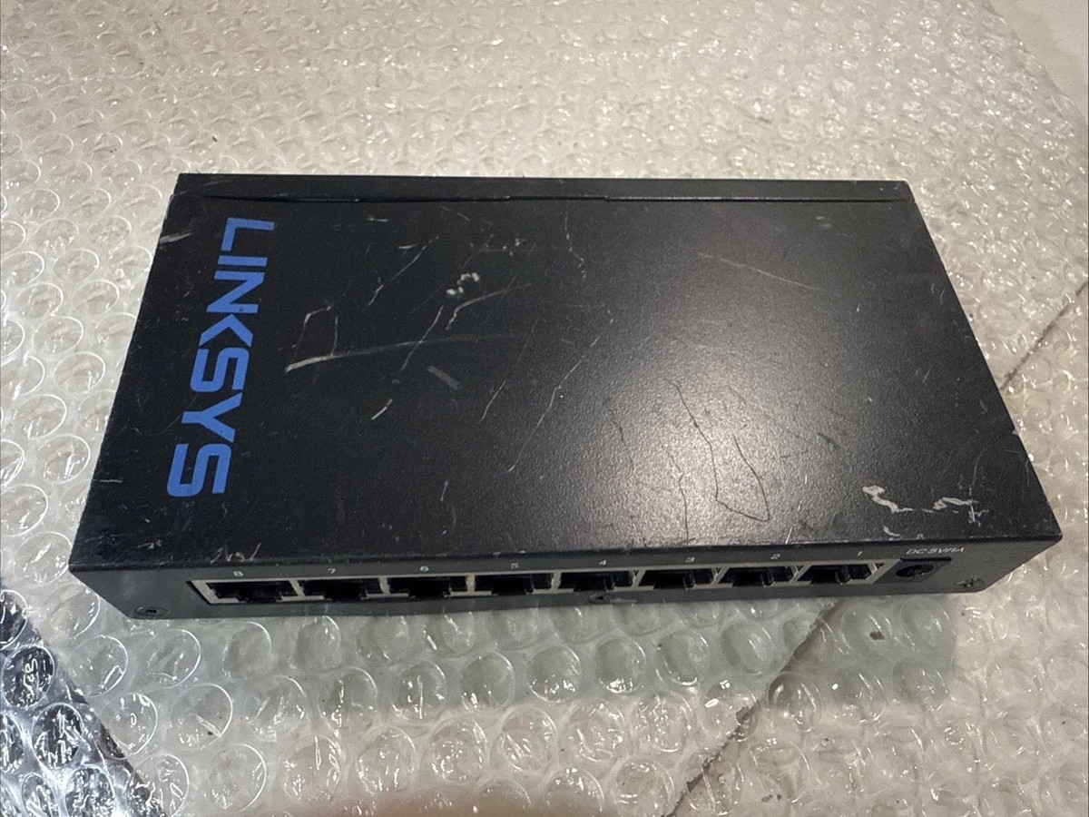 Linksys LGS108 8-port 1000Mbps Business Desktop Gigabit Switch | eBay