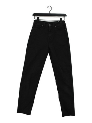 Abigail Damen Jeans W 30 in schwarz Baumwolle mit Polyester, Elasthan Mom