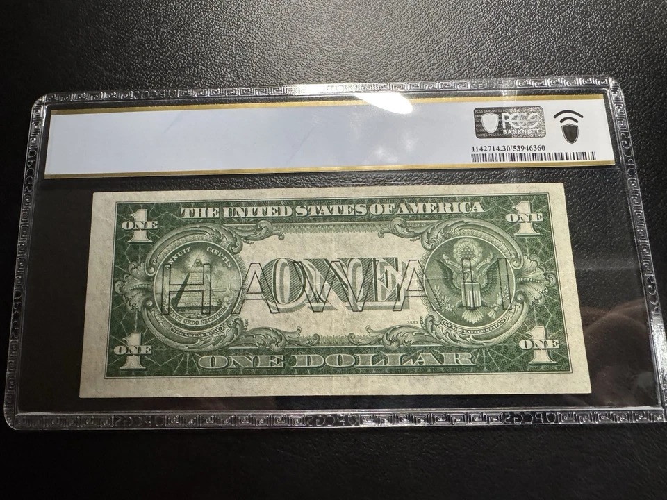 FR-2300 1935 A Series Hawaii WWII $1 SILVER CERTIFICATE PCGS 30 PPQ - Image 2 of 2