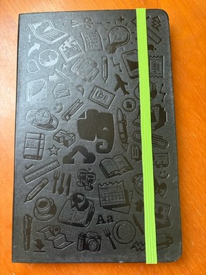 Moleskine Evernote Notebook Large (5'' x 8.25'') Hard Cover - Ruled