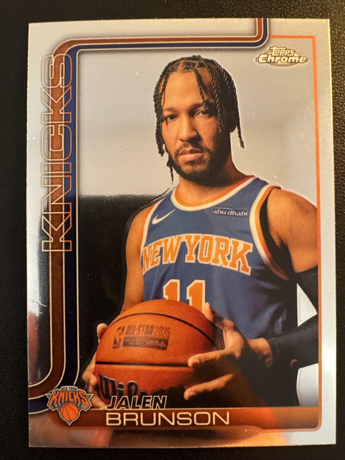 2025-26 Topps Chrome Basketball Jalen Brunson SSP Image Variation - Small Marks*