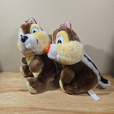 Vintage 9  Chip N  Dale Walt Disney World Disneyland Plush Toys