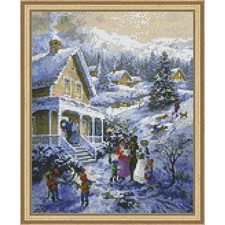 PixelHobby Carolers Kit Frame Mosaic Art Kit