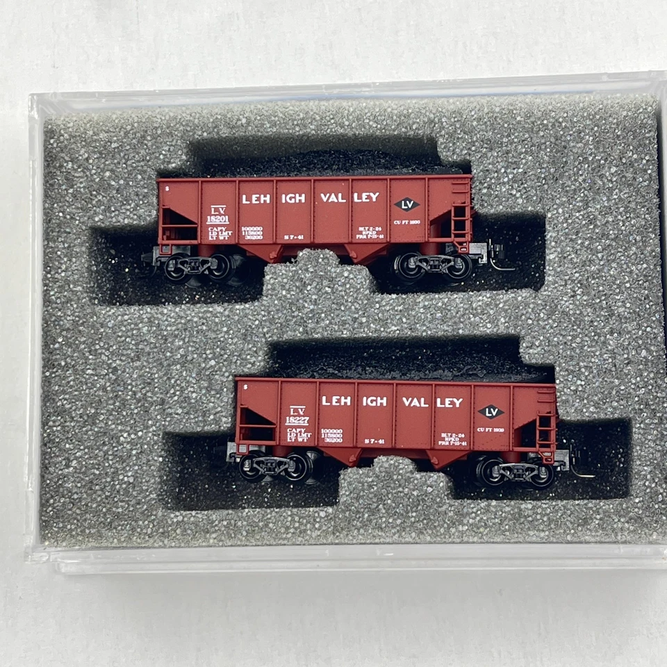 Uncle Will's Full Throttle Z Gauge Lehigh Valley LV 18206, 18239 Hopper - NEW - Image 3 of 4