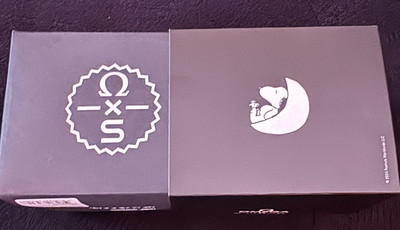omega x swatch moonswatch mission to Moonphase Snoopy OVP Nur Box