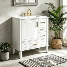 Bathroom Cabinet with Sink 30 Freestanding St...