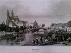 Upsala in Schweden, Uppsala, historische Provinz Uppland, schöner Blick über den