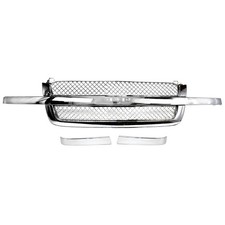 Grille Assembly Kit For 2003-2006 Chevrolet Silverado 1500 Silverado 3500 Chrome Grille Assembly Kit For 2003-2006 Chevrolet Silverado 1500 Silverado 3500 Chrome