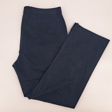 Bonobos Monday Chino Pants Mens 36x30 100 Cotton Navy Blue Solid Straight Leg
