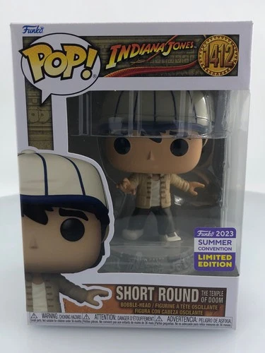 SDCC 2023 Shared: Indiana Jones POP! Short Round DAMAGED BOX SEE PICS