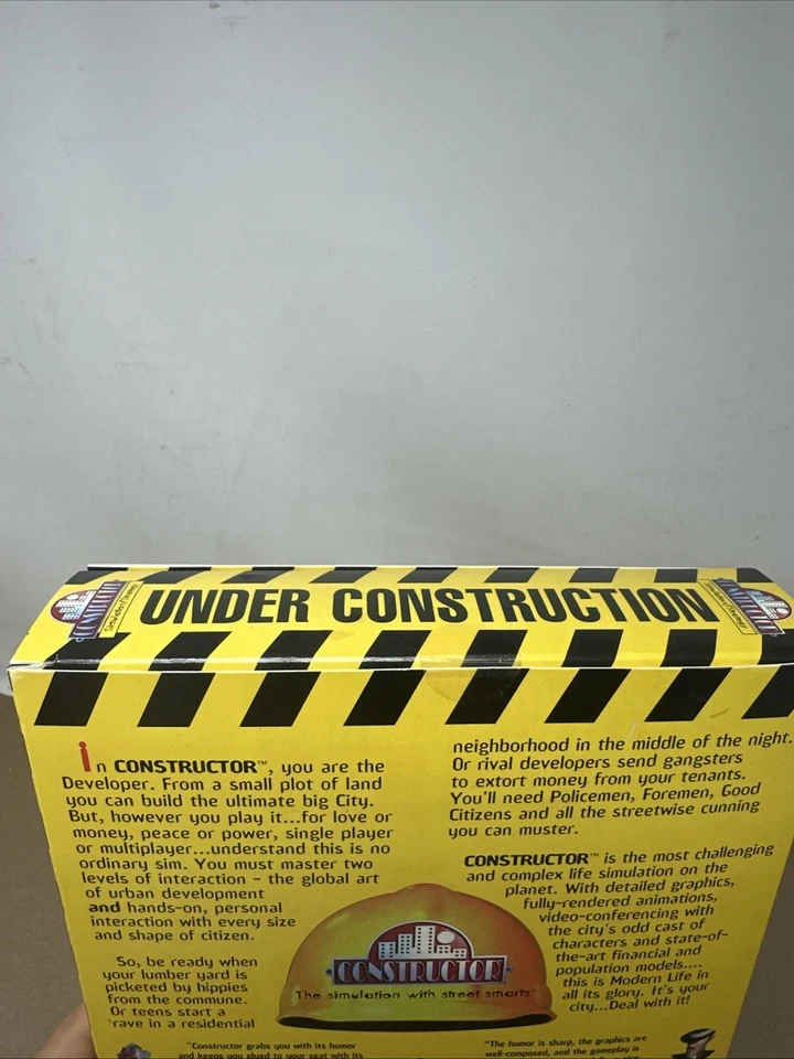 Constructor by Acclaim PC, 1997 Big Box Game - New Sealed - Image 4 of 4