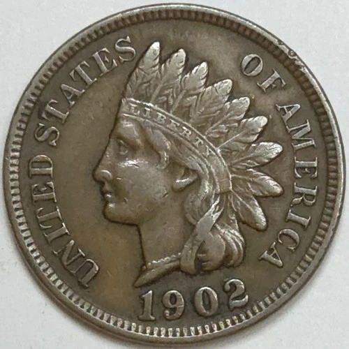 1902 Indian Head Penny - XF (Lot#1)