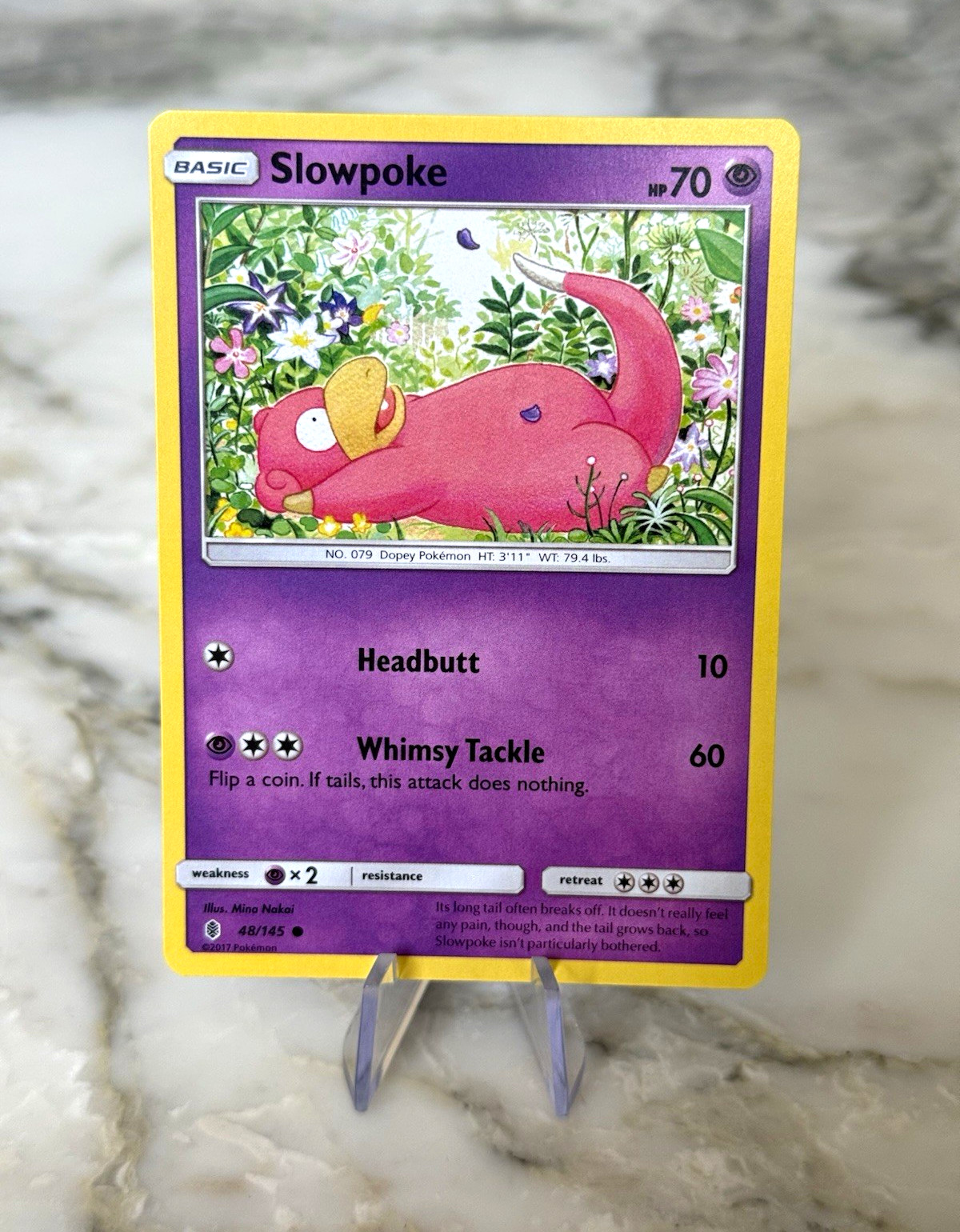 Pokemon - Slowpoke 48/145 - Guardians Rising - Common - NM