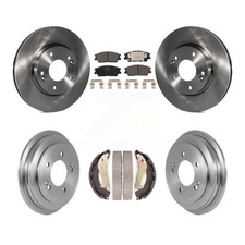 Front Rear Disc Brake Rotor Ceramic Pad And Drum Kit For 2020-2023 Hyundai Venue