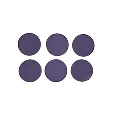 543.2 Grape Purple Transp SIX Glass Circles Choice 1/2, 3/4, 1, or 1 1/2 Inches