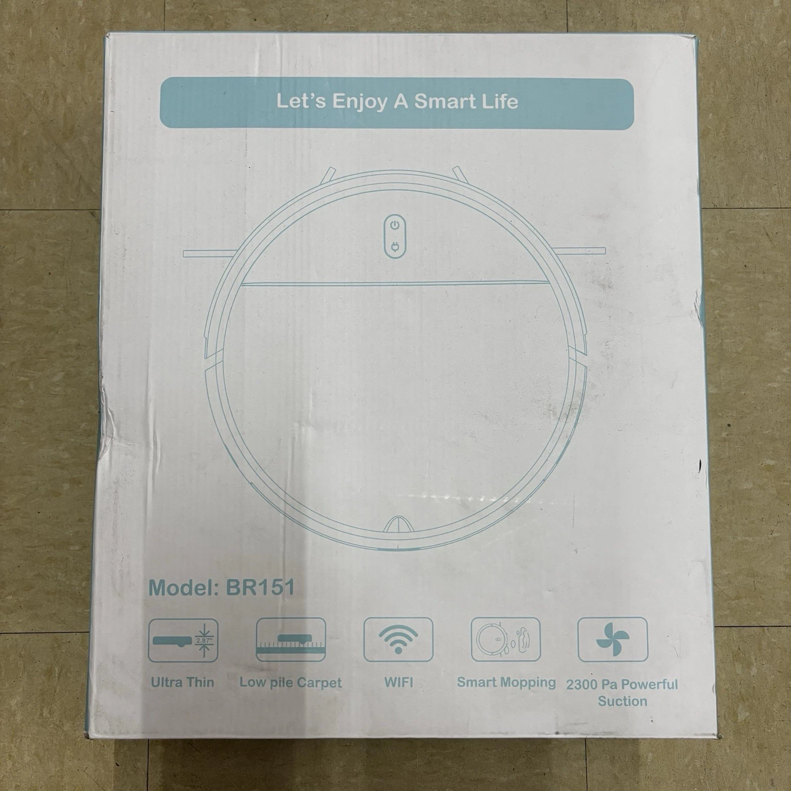 Robot Vacuum and Mop Combo Smart Vacuum Cleaner Gray BR151 MAMNV BR151 Tested
Opens in a new window