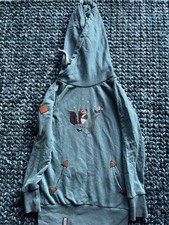 Naketano Damen Hoodie Kapuzen-Pullover Gr. M Grün
