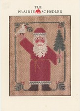 Prairie Schooler Christmas Santa 1986 Counted Cross Stitch Pattern