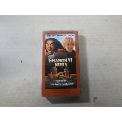 Shanghai Noon VHS Jackie Chan Owen Wilson Lucy Liu Exclusive Bonus Edition Seal