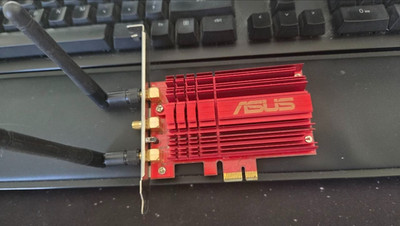 ASUS PCE-AC68 AC1900 WLAN PCIe Karte   Dualband   mit 2 Antennen