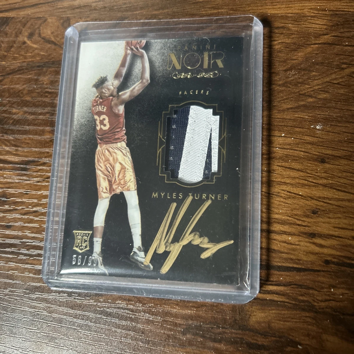 1/10シリ ダイヤ付 MYLES TURNER Myles Turner Basketball Original