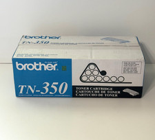 Brother TN-350 Black Toner Cartridge Genuine OEM New Sealed