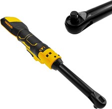 3/8" Extended Cordless Ratchet Wrench for Dewalt 20V Series Batteries, 320 RPM,