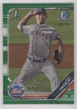 2019 Bowman Draft Chrome Green Refractor 80/99 Josh Wolf #BDC-119 0q3