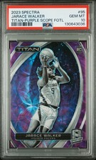 2023 PANINI SPECTRA TITAN PURPLE SCOPE FOTL #95 JARACE WALKER 13/15 PSA 10
