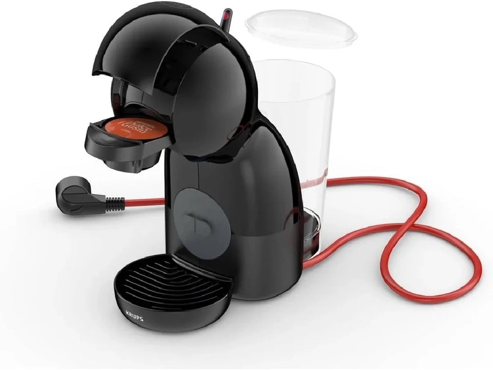 Krups Piccolo Xs Nero Macchina per Caffè Espresso Capsule Nescafe Dolce Gusto - Immagine 3 di 4