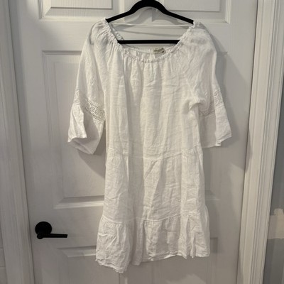 chinese dress ladies Portofino Linen Dress - Made in Italy