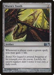 Wurm's Tooth #223 Magic 2012 (M12)