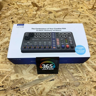 ZOOM LiveTrak L6 32bit 10in/12tracks MIDI Digital Mixer and Recorder L-6 New - Image 1 of 2