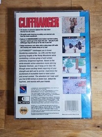 * Cliffhanger (Sega CD, 1993) Complete CIB w/Registration Card Clean Disk 