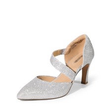 Damen High Heels Pumps Kleid Geschlossene Spitze Zehenpartie Bequeme Pumps Sc...