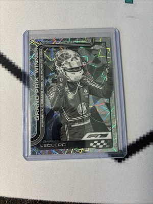2025 Topps Chrome Formula 1 - Charles Leclerc #100 Black & White Lazer - F1
