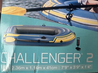 Intex Challenger 2 Schlauchboot-Blau/Gelb 236x114x41cm-bis 200Kg DEFEKT