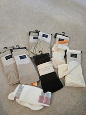 Lot 16 Pairs Of Vtg Socks, 14 Covington Trouser Socks, 2 Silver Toe/Gold Toe NWT