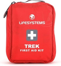 Lifesystems Trek First Aid Kit Specifically Designed for Hiking and Outdoor Red