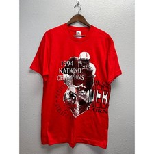 Vintage Nebraska Cornhuskers Shirt Champs 1994 Huskers Football Tee 90s Large