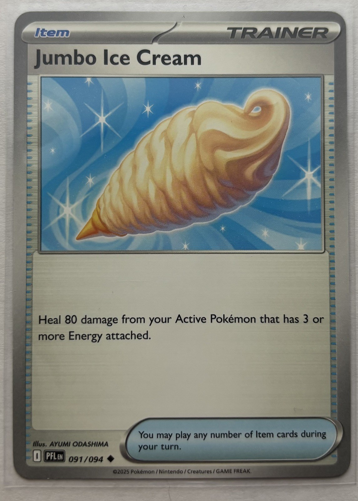 Pokémon Phantasmal Flames, Jumbo Ice Cream, 091/094, Regular
