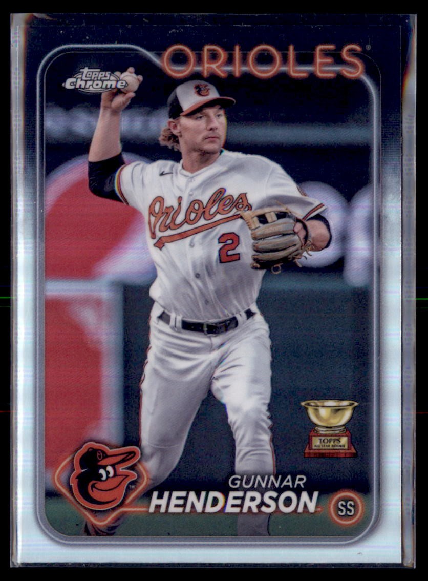 2024 Topps Chrome Refractor Gunnar Henderson Orioles 36