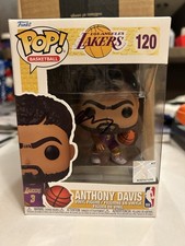 ANTHONY DAVIS SIGNED AUTOGRAPH NBA FUNKO POP 120 LA LAKERS DALLAS MAVERICKS