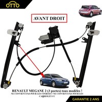 Mechanismus Fensterheber + Temic Vorne Rechts FüR Megane 2 Coupé Rs 8200478616