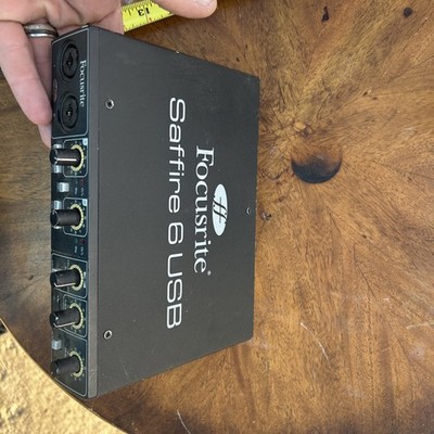 Focusrite Saffire 6 USB 2 In/4 Out Interface   USB Powered, 2 Preamps, MIDI