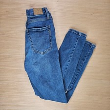 Aeropostale Women Super High Rise Curvy Jegging Size 4R Denim Distressed 24x27.5