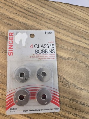 Singer Class 15 Sewing Machine Bobbins NOS #2136