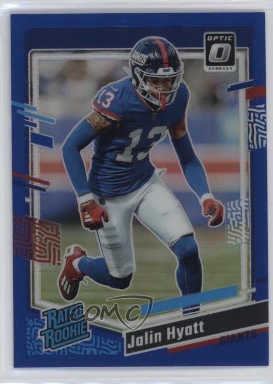 2023 Panini Donruss Optic Rated Rookie Blue Prizm 187/199 Jalin Hyatt #279 0xd1