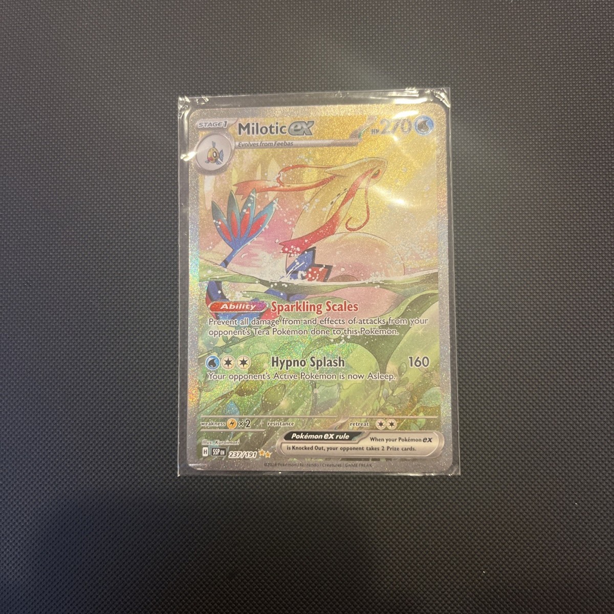 Pokmon TCG Milotic EX 237/191 Surging Sparks Special Illustration (READ  DESC)
